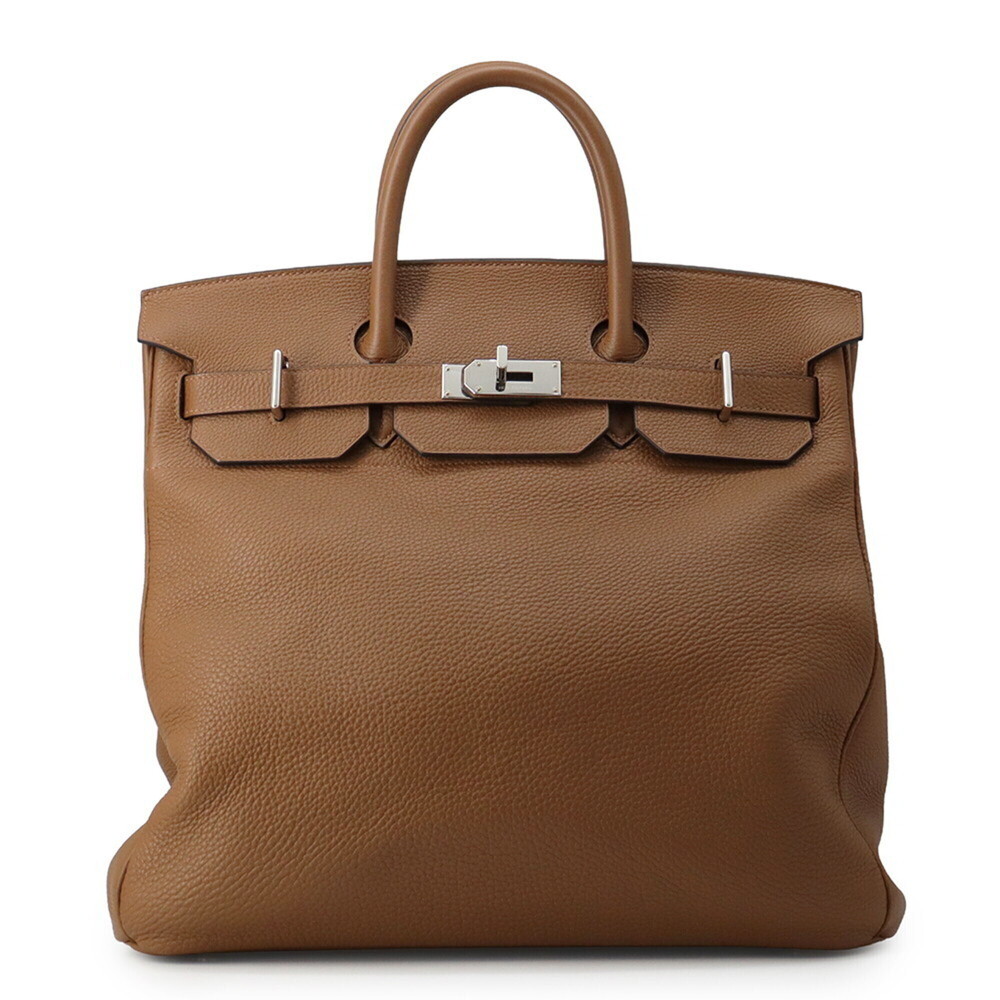 Hermes handbag, Haut à Courroies 40, Alzan Togo leather, Z stamp, HERMES